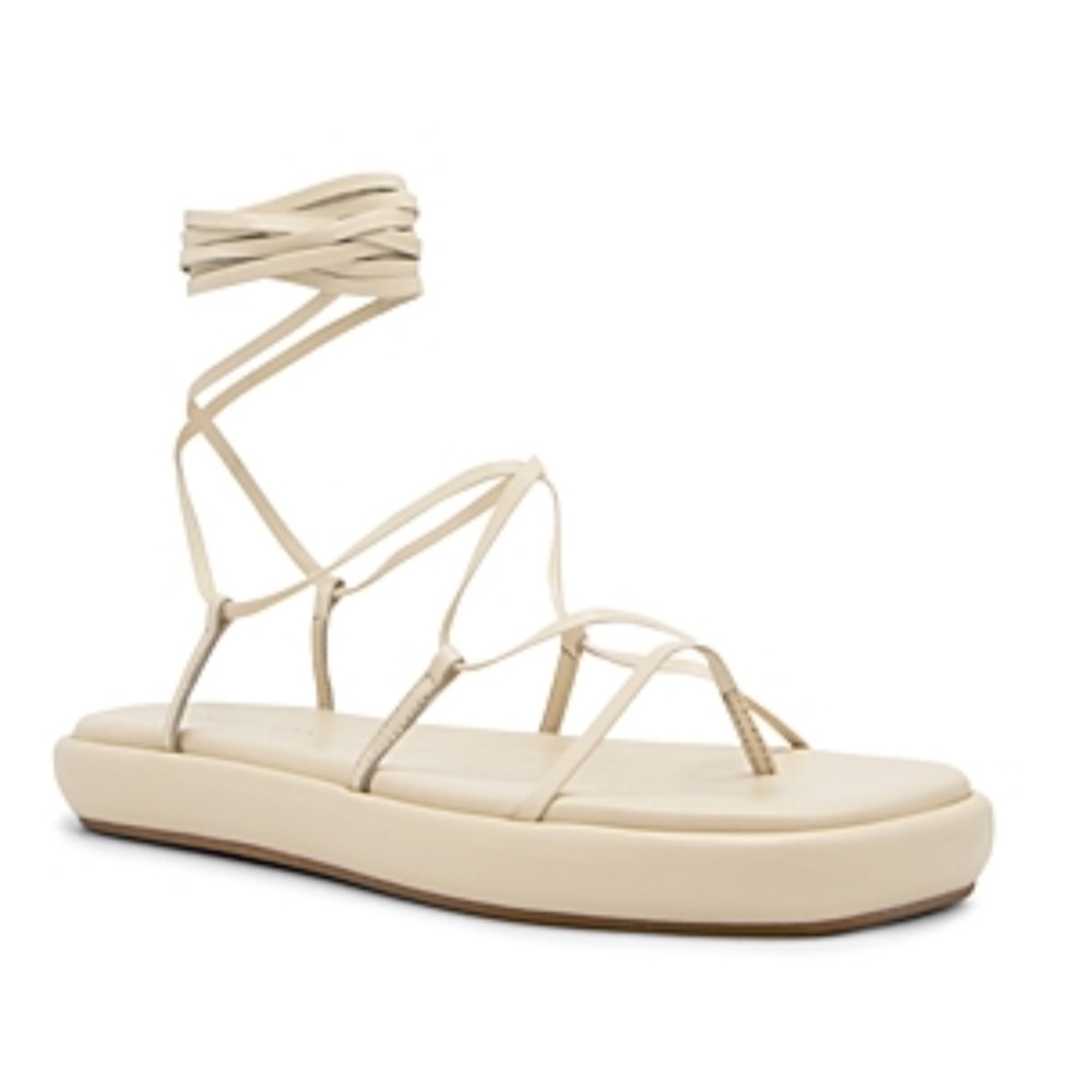 Ilio Smeraldo Geraldine leather sandals